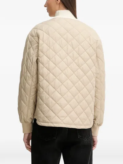 Marc O'polo Quilted Zip-up Puffer Jacket In Neutral