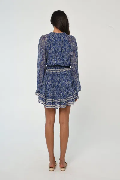 Love The Label Juliet Mini Dress In Blue
