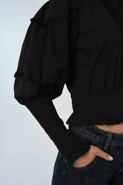 Love The Label Marius Top In Black