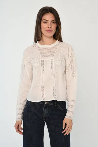 Love The Label Vernon Top In White