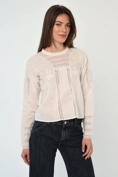 Love The Label Vernon Top In White