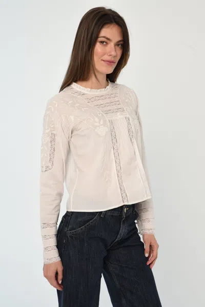 Love The Label Vernon Top In White