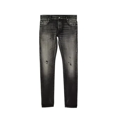 Balmain Distressed Jeans Men In Black