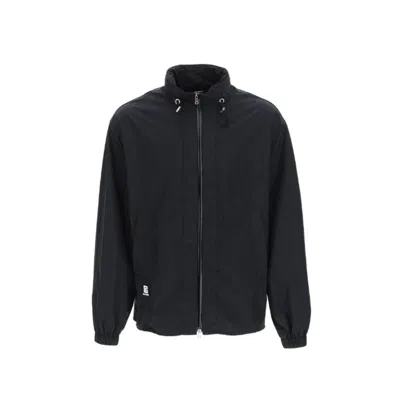 Balmain Nylon Logo Jacket Men In Black