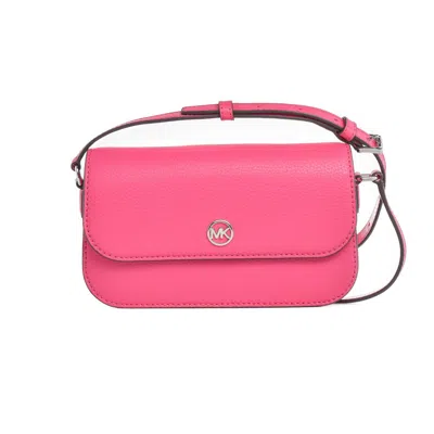 Michael Kors Multicolor Leather Crossbody Bag In Pink