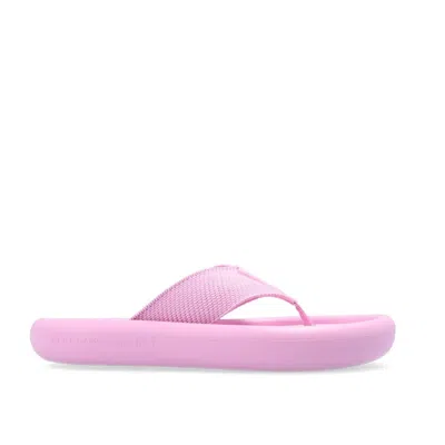Stella Mccartney Multicolor Polyamide Slides In Purple