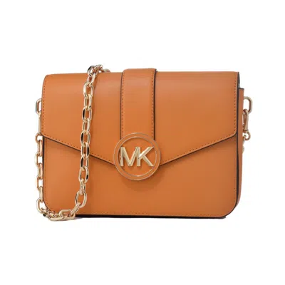 Michael Kors Orange Leather Handbag In Orange