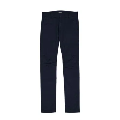Balmain Belt-loop Casual Pants In Blue