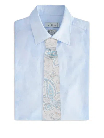 Etro Paisley-pattern Tie In Gray