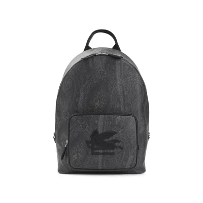 Etro Arnica Backpack Top Handle Adjustable Straps In Multi