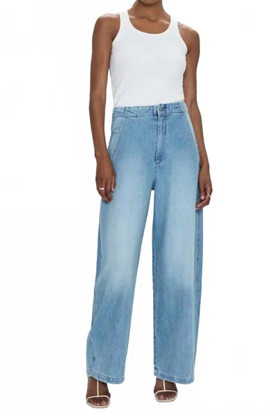Pistola Lottie High Rise Relaxed Bowed Leg Jean In Qualifier In Multi