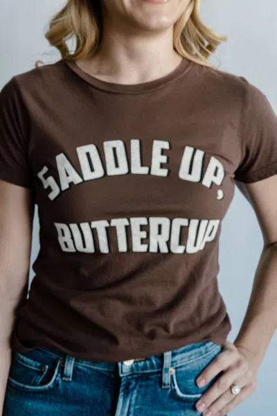 Project Social T Saddle Up Tee In Brown In Brown