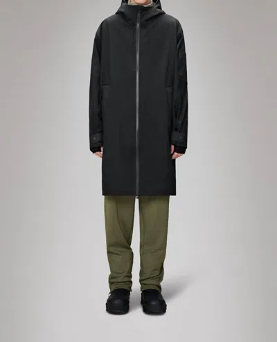 Rains Unisex Suva Softshell Jacket In Black In Multi