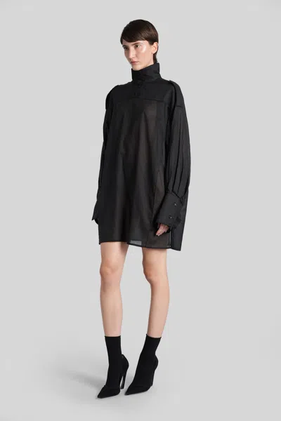 The Latest Ciara Shirt In Black Cotton In Black