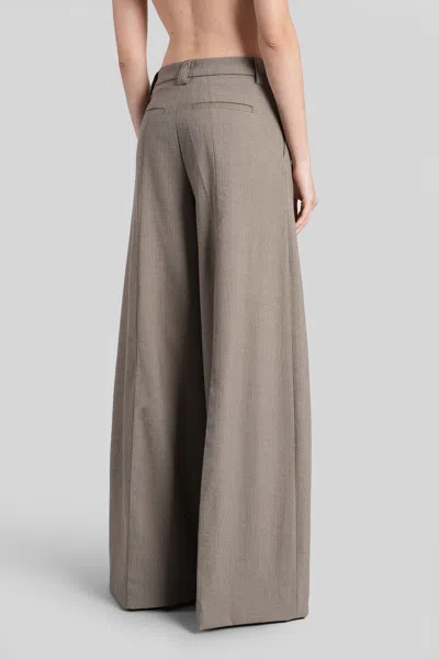 The Latest C-alma Pants In Taupe Wool In Brown