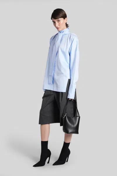 The Latest C-brenda Shorts In Grey Wool In Gray