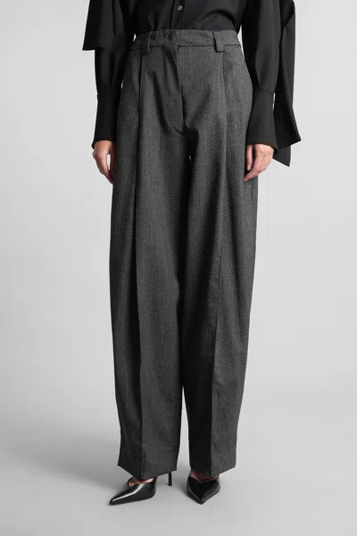 The Latest Cara 3116 Pants In Grey Polyester In Gray