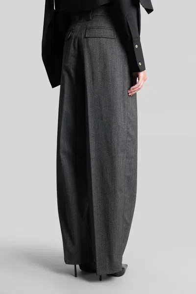 The Latest Cara 3116 Pants In Grey Polyester In Gray