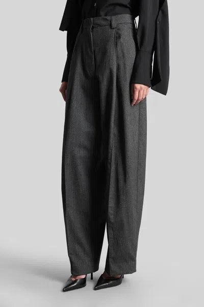 The Latest Cara 3116 Pants In Grey Polyester In Gray