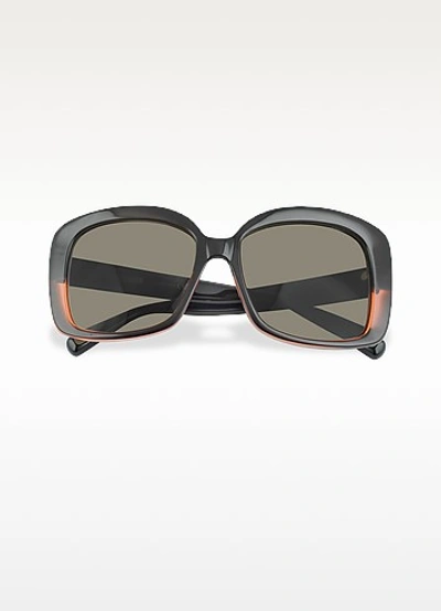 Marc Jacobs Black And Red Square Sunglasses