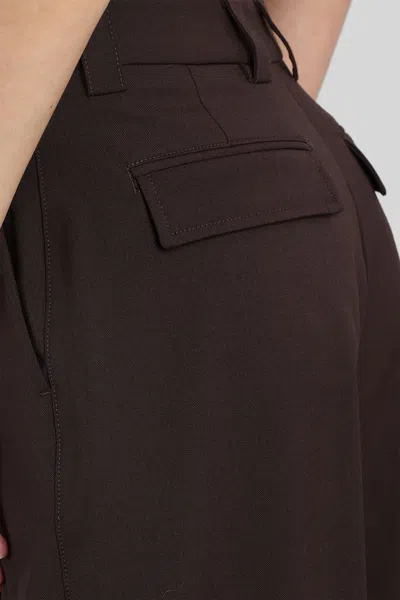 The Latest Cara 3116 Pants In Brown Polyester In Brown