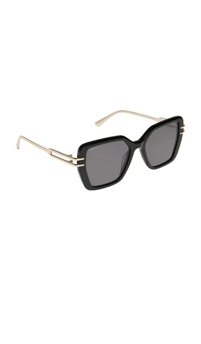 Diff Eyewear Dasha Sunglasses In Black