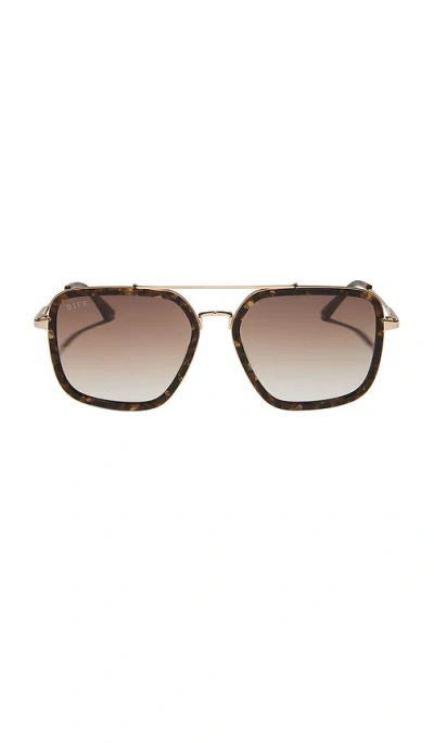 Diff Eyewear Jordan Sunglasses In Brown