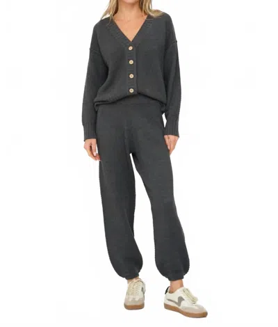 Six/fifty Molly Cardigan In Gray In Gray