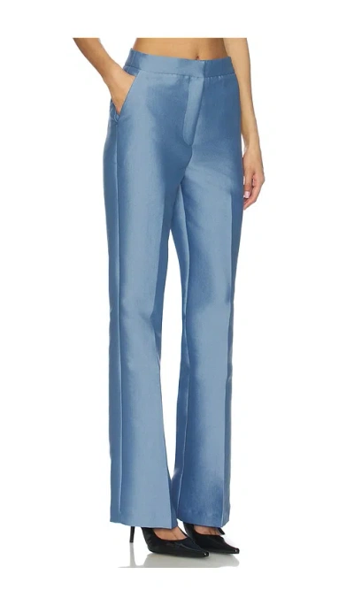 Aligne Figaro Satin Trouser In Blue
