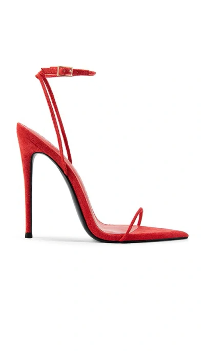 Femme La Andx Suede Sandal In Red