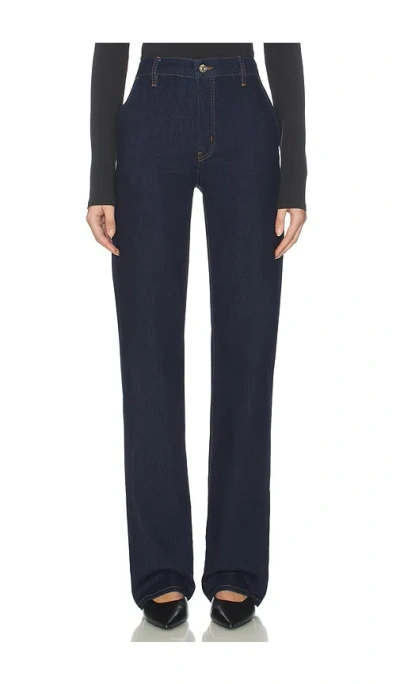 Frame The Straight Trouser Jeans In Blue