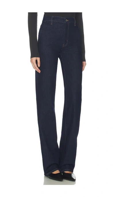 Frame The Straight Trouser Jeans In Blue