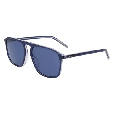 Zeiss Acetate Men's Sunglasses In Blue