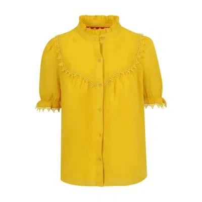 One Collective Women's Buttercup Osaka Top In Yellow In Yellow