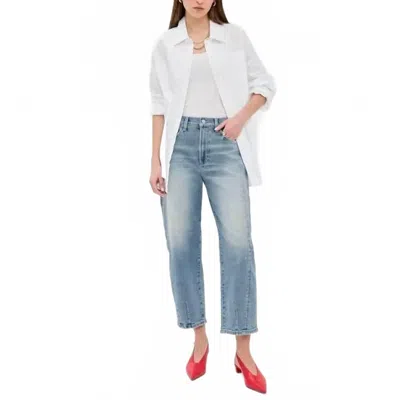 Pistola Eli High Rise Arched Leg Jeans In Dynamic In Multi