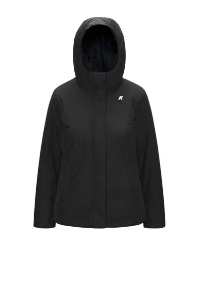 K-way Lil Soft Touch Marmotta Woman  K71324w-al8 Multicolor In Black