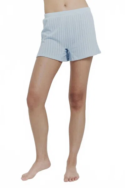 Find Me Now Pointelle Boxer In Powder Blue In Blue