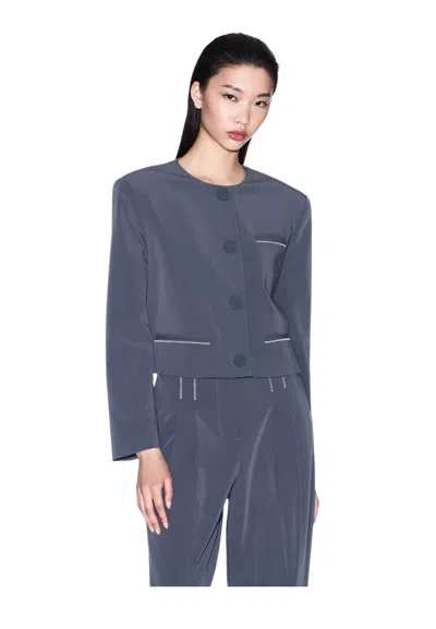 Ax-armani Women's Jacket  0656af16145 Chanel In Gray