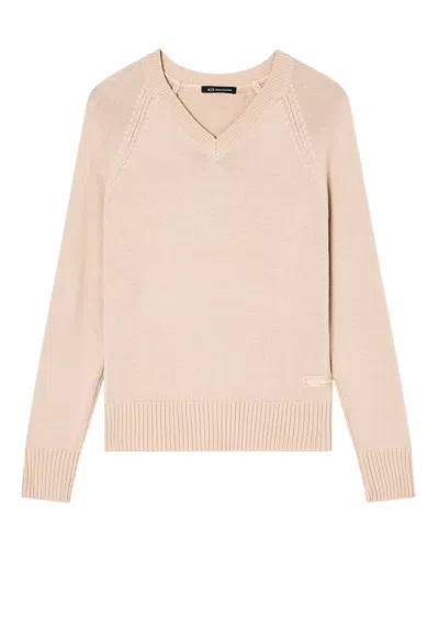 Ax-armani Women's Sweater  1335af13774 Point In Neutral
