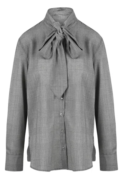 Ottod'ame - Shirt - 461131 - White/black In Gray