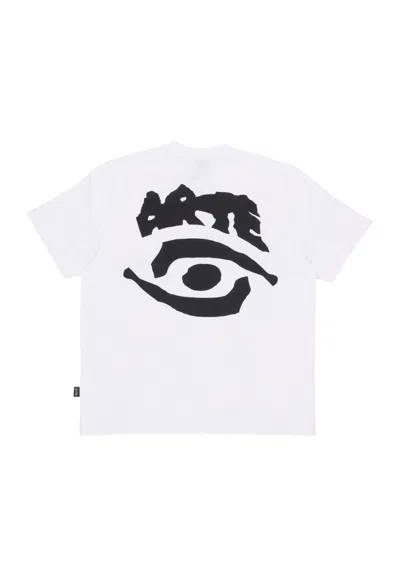 Arte Men's T-shirt Eye Print Tee White In White