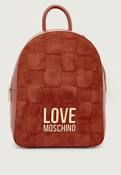 Love Moschino Backpacker Pu In Brown