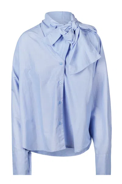 La-femme-blanche La Femme Blanche - Shirt - 461478 - Blue In Blue