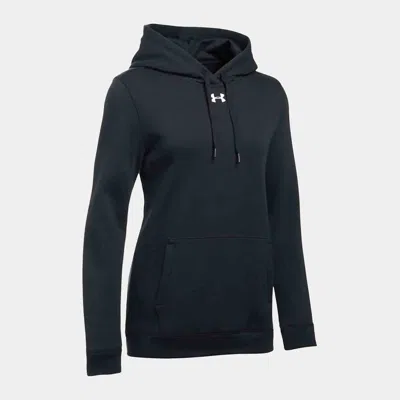 Under Armour Women's Hustle Hoodie In Black In Blue