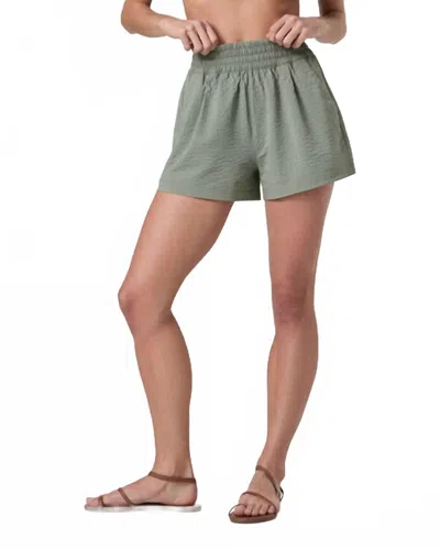 Vuori Villa Textured Short In Laurel In Pink