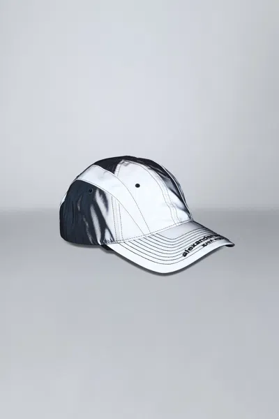 Alexander Wang Gradient Reflective Sport Cap In Gray