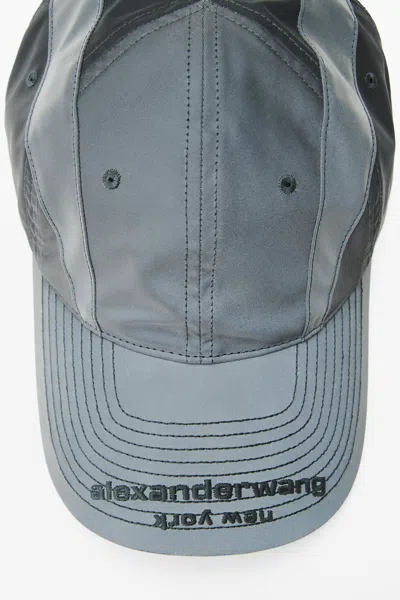 Alexander Wang Gradient Reflective Sport Cap In Gray