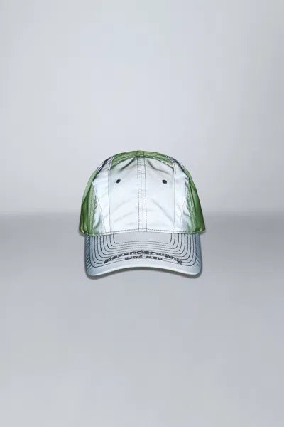 Alexander Wang Gradient Reflective Sport Cap In Yellow
