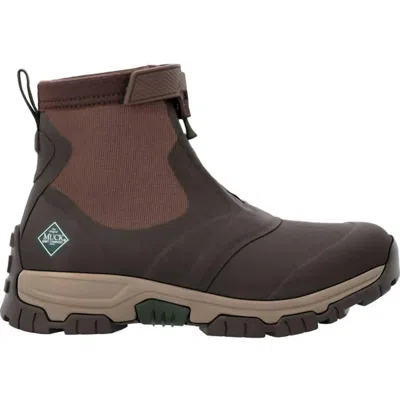 Muck Men's Apex Mid Zip Ankle Boot In Dark Brown In Brown