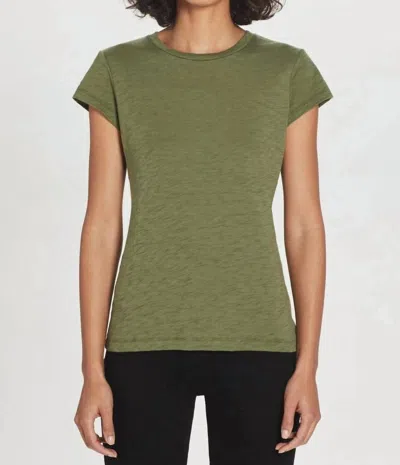 Goldie Tees Signature Slub Tee In Cypress In Green